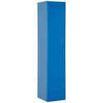 HOCHSCHRANK 35/162,5/37 cm  - Blau, Design, Glas/Holzwerkstoff (35/162,5/37cm) - Dieter Knoll