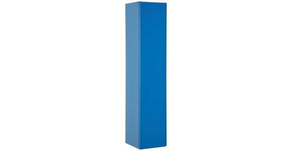 HOCHSCHRANK 35/162,5/37 cm  - Blau, Design, Glas/Holzwerkstoff (35/162,5/37cm) - Dieter Knoll