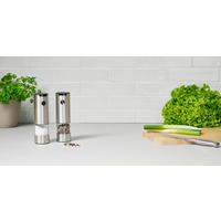 ELEKTRICKÁ SOĽNIČKA/KORENIČKA - čierna/farba ušľachtilej ocele, Basics, kov/plast (5,2/17,5cm) - Homeware Profession.