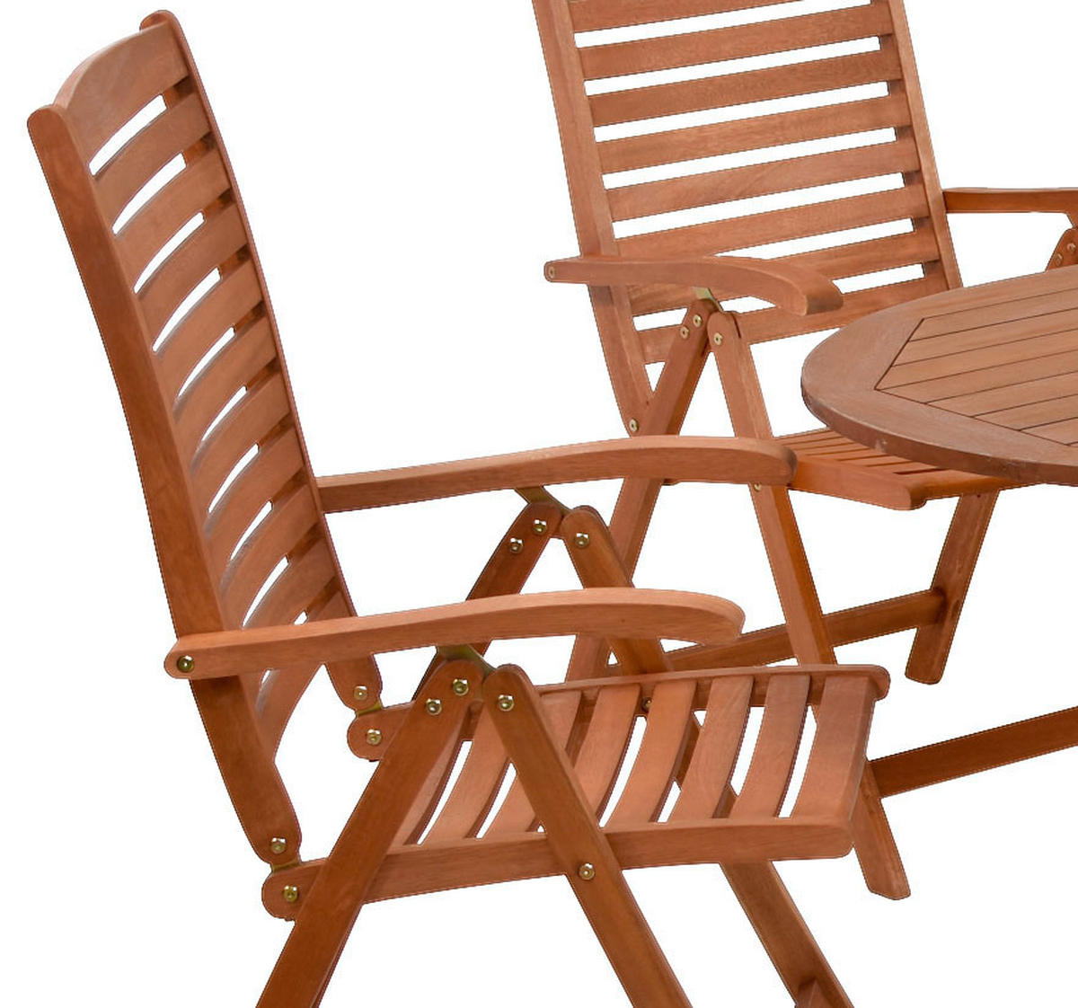 GARTENTISCHGRUPPE EukalyptusholzHartholz  - Akaziefarben, ROMANTIK / LANDHAUS, Holz - Gardenson