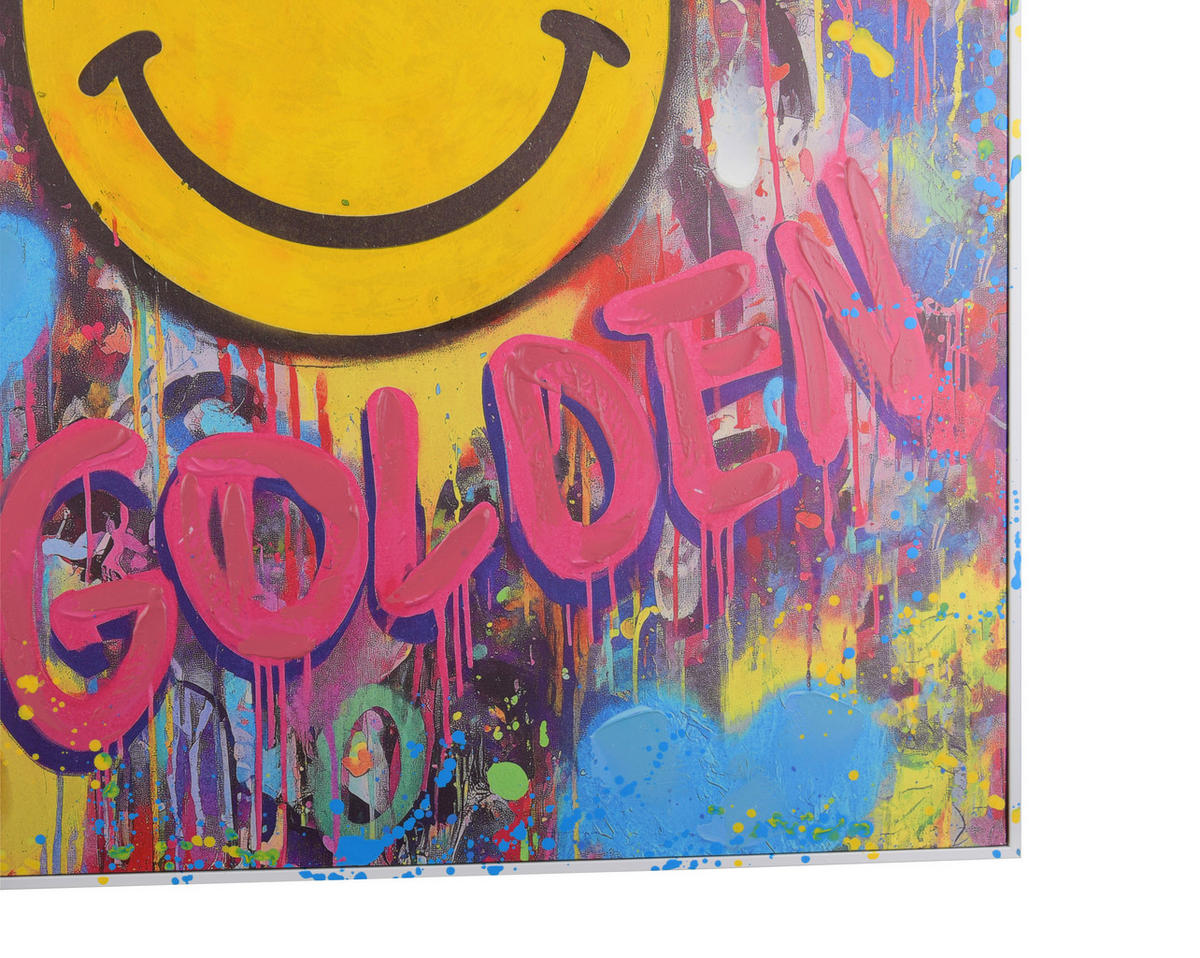 BILD Multicolor  - Multicolor/Weiß, Design, Kunststoff/Textil (82/102/4cm)