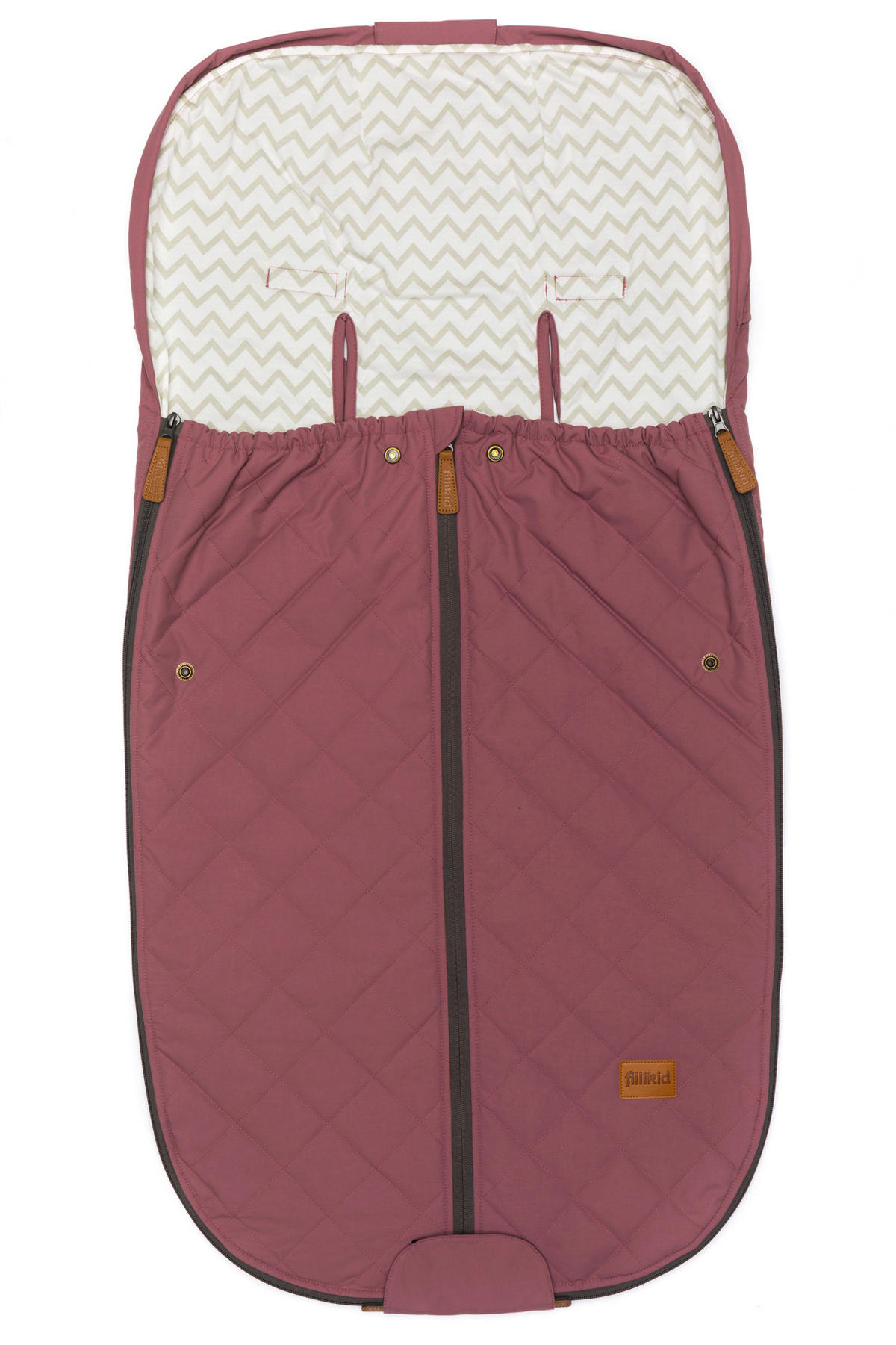 BUGGY-FUSSSACK  - Rot, Basics, Textil (50/100cm) - Jimmylee