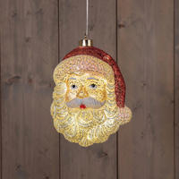 LED-DEKOLEUCHTE 11/14,5/18 cm  - Rot/Weiß, Basics, Glas (11/14,5/18cm)