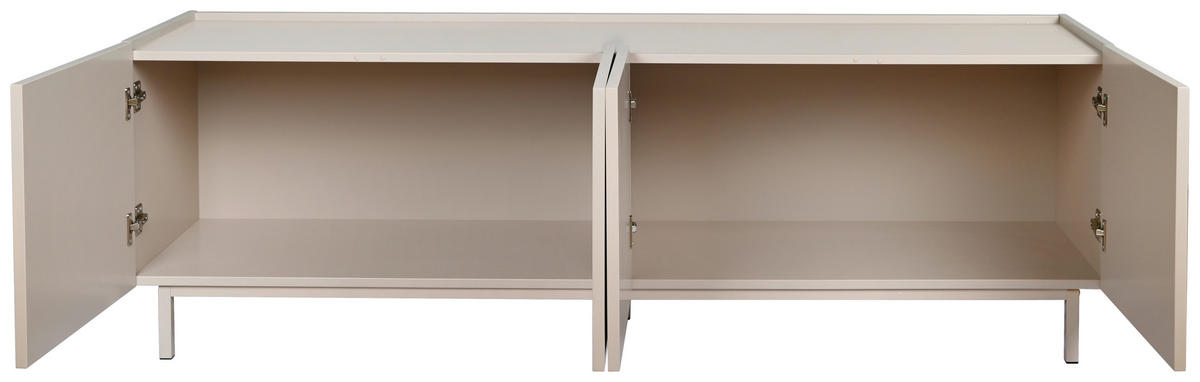 LOWBOARD Velin  in  - Braun, Design, Holzwerkstoff/Metall (160/52/40cm) - Livetastic