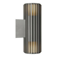 AUßENWANDLEUCHTE Aludra 12,4/33,7 cm   - Anthrazit, Trend, Metall (12,4/33,7cm) - Nordlux