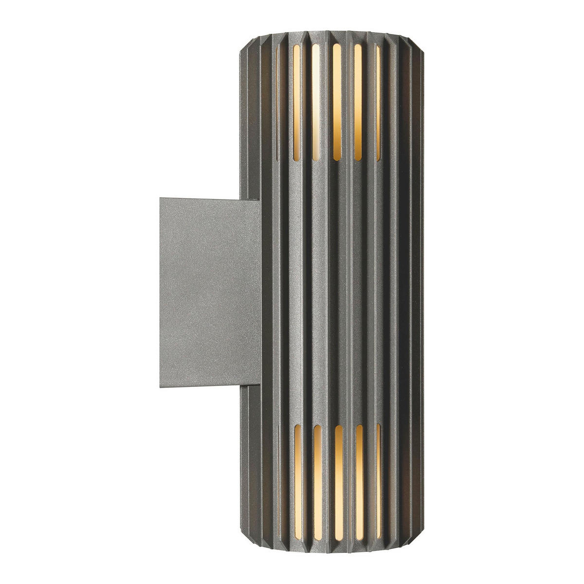 AUßENWANDLEUCHTE Aludra 12,4/33,7 cm   - Anthrazit, Trend, Metall (12,4/33,7cm) - Nordlux