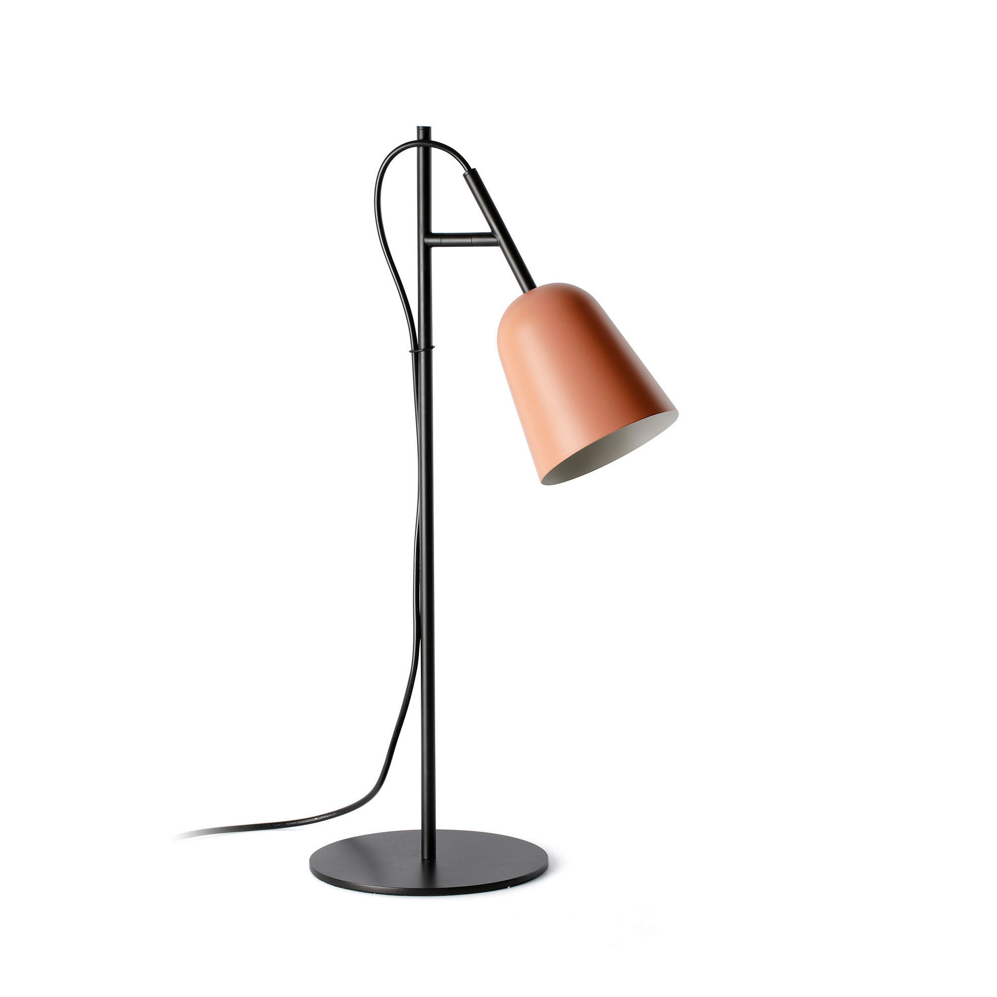 TISCHLEUCHTE 18/29.7/55 cm   - Pink/Schwarz, KONVENTIONELL, Metall (18/29.7/55cm)
