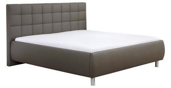 POLSTERBETT 180/200 cm in Schlammfarben - Schlammfarben/Birkefarben, KONVENTIONELL, Holz/Textil (180/200cm) - Esposa