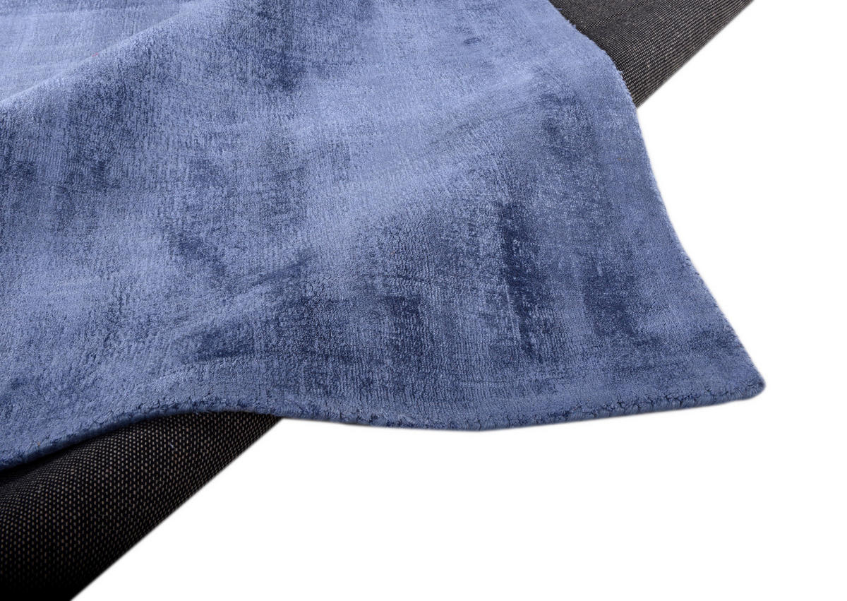 HANDWEBTEPPICH 50/80 cm Blau  - Blau, Basics, Textil (50/80cm) - Tom Tailor