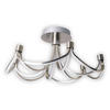 LED-DECKENLEUCHTE 60 cm  - Silberfarben/Weiß, Design, Kunststoff/Metall (60cm) - Näve