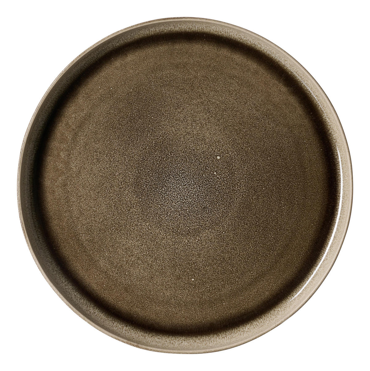 PLATZTELLER Eda Umbra  - Braun, KONVENTIONELL, Keramik (33,5/33,5/2,5cm) - Ritzenhoff Breker