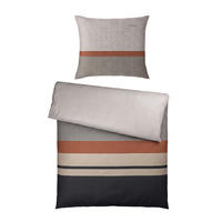 BETTWÄSCHESET 2-teilig Carlow 160/210 cm  - Rotbraun, Design, Textil (160/210cm) - Hugo Boss