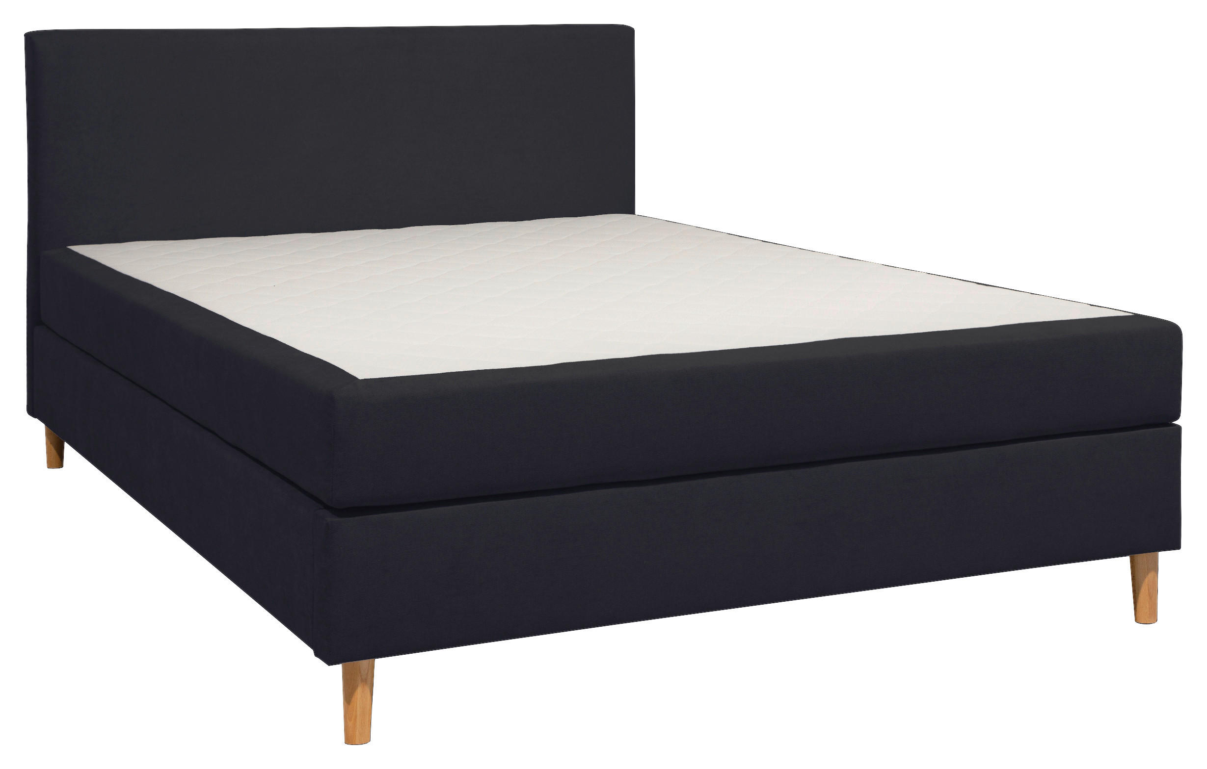 BOXBETT 140/200 cm  in Anthrazit  - Anthrazit, KONVENTIONELL, Holz/Textil (140/200cm) - Carryhome