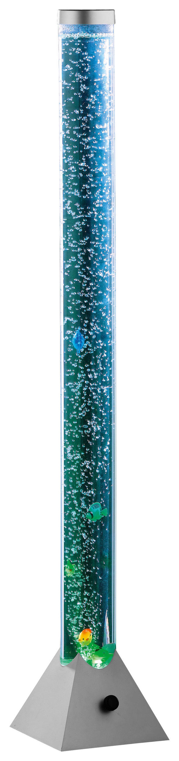 PODNA LED LAMPA - providno/boja titanijuma, Trendi, plastika (21/130cm) - Xora