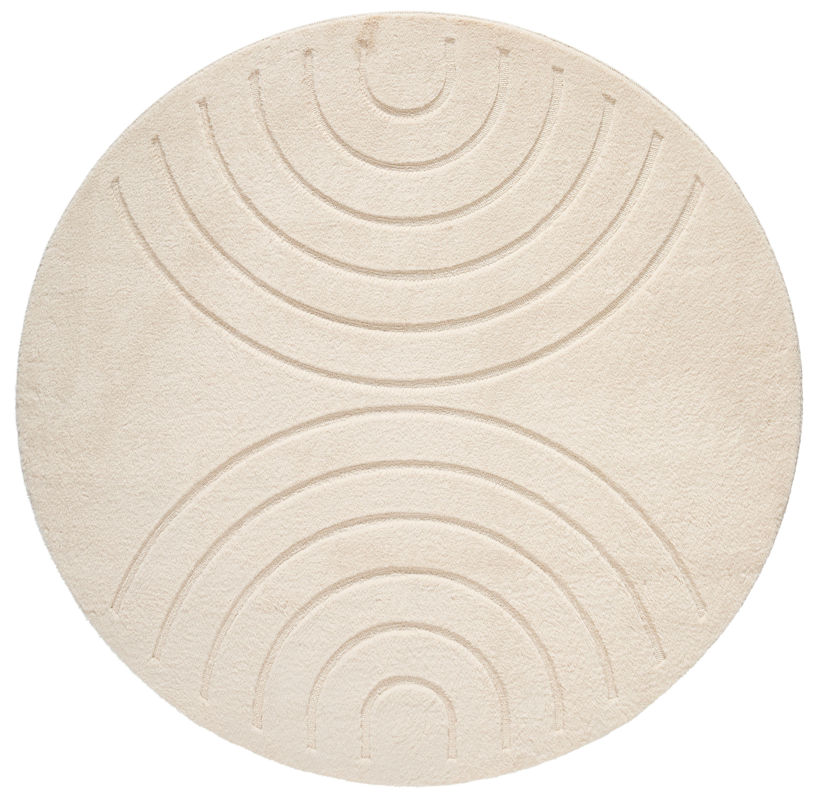 Novel Hochflorteppich Champagner, Beige