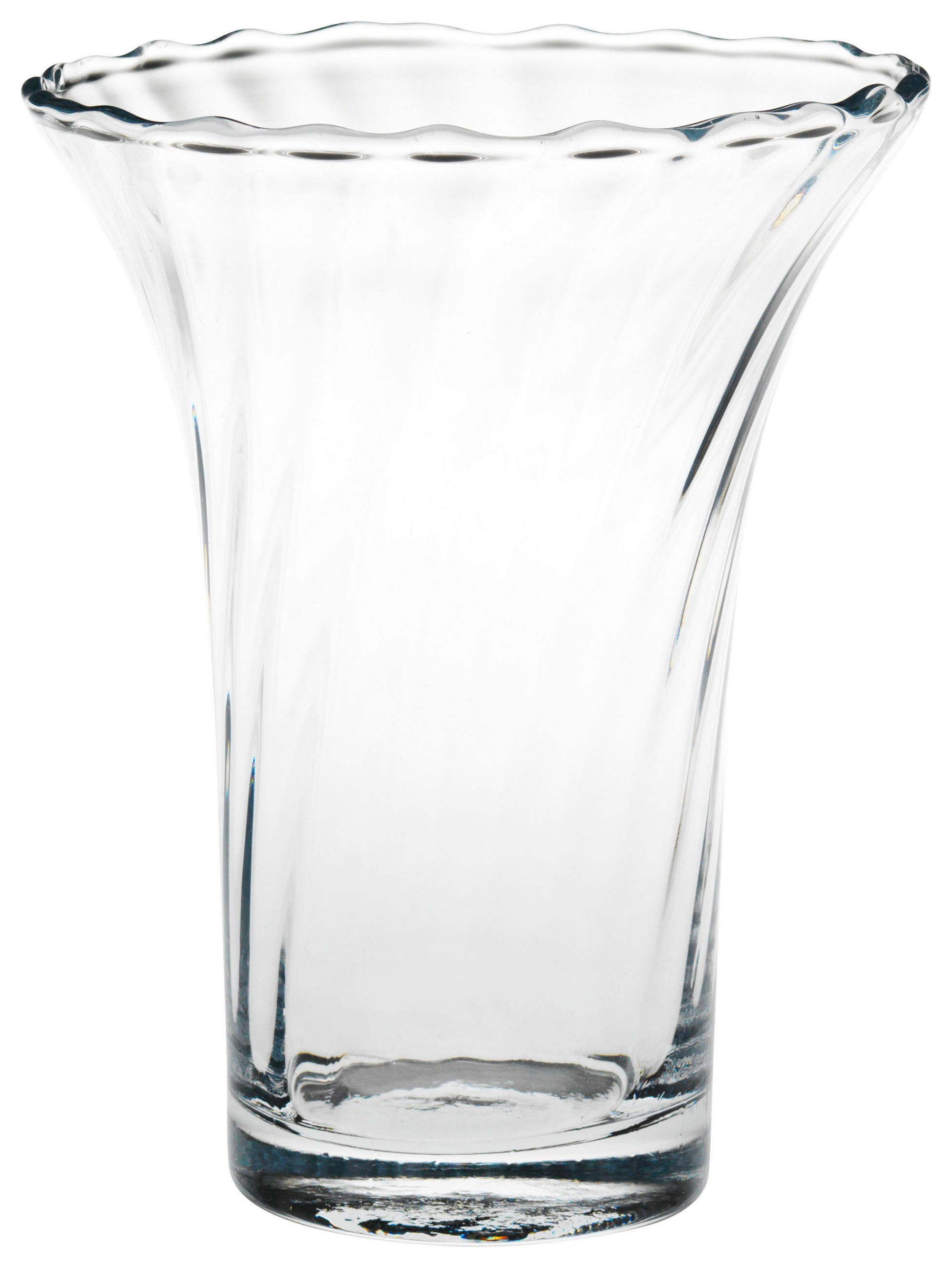 VÁZA, sklo, 18 cm - průhledné, Lifestyle, sklo (14/18/14cm) - Leonardo