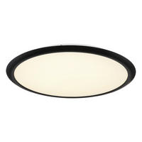 LED-DECKENLEUCHTE  50,8/8,5 cm    - Opal/Grau, Konventionell, Kunststoff/Metall (50,8/8,5cm) - Globo