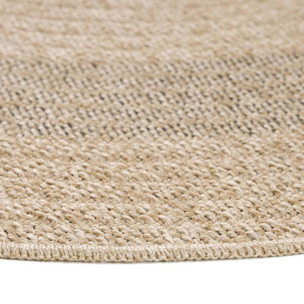 OUTDOORTEPPICH 200/200 cm Comilla Beige, Schwarz  - Beige/Schwarz, Basics, Textil (200/200cm) - Novel