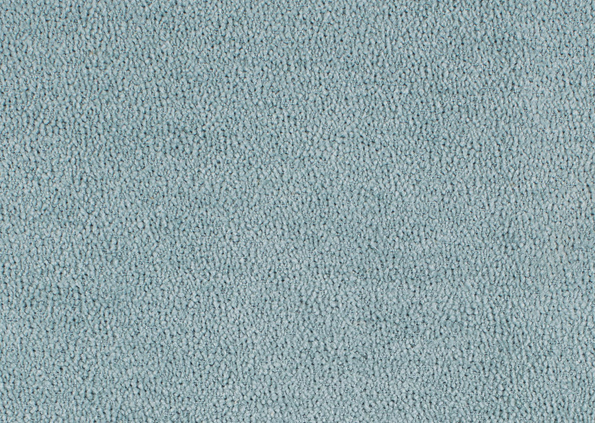 ECKSOFA in Mikrofaser Hellblau  - Schwarz/Hellblau, Design, Textil/Metall (207/301cm) - Xora
