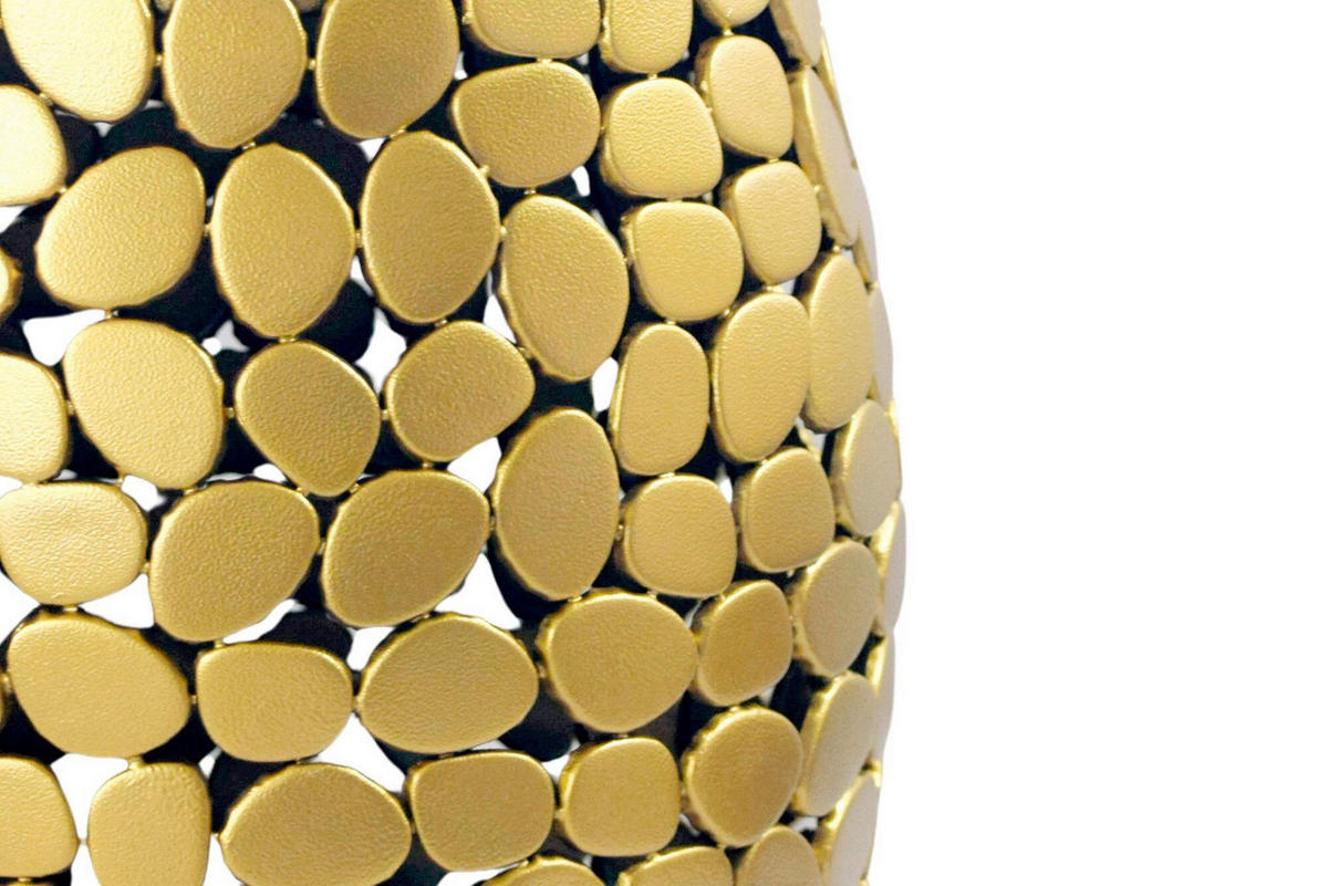 BEISTELLTISCH in Metall  - Goldfarben, Design, Metall (40/46/40cm) - Livetastic