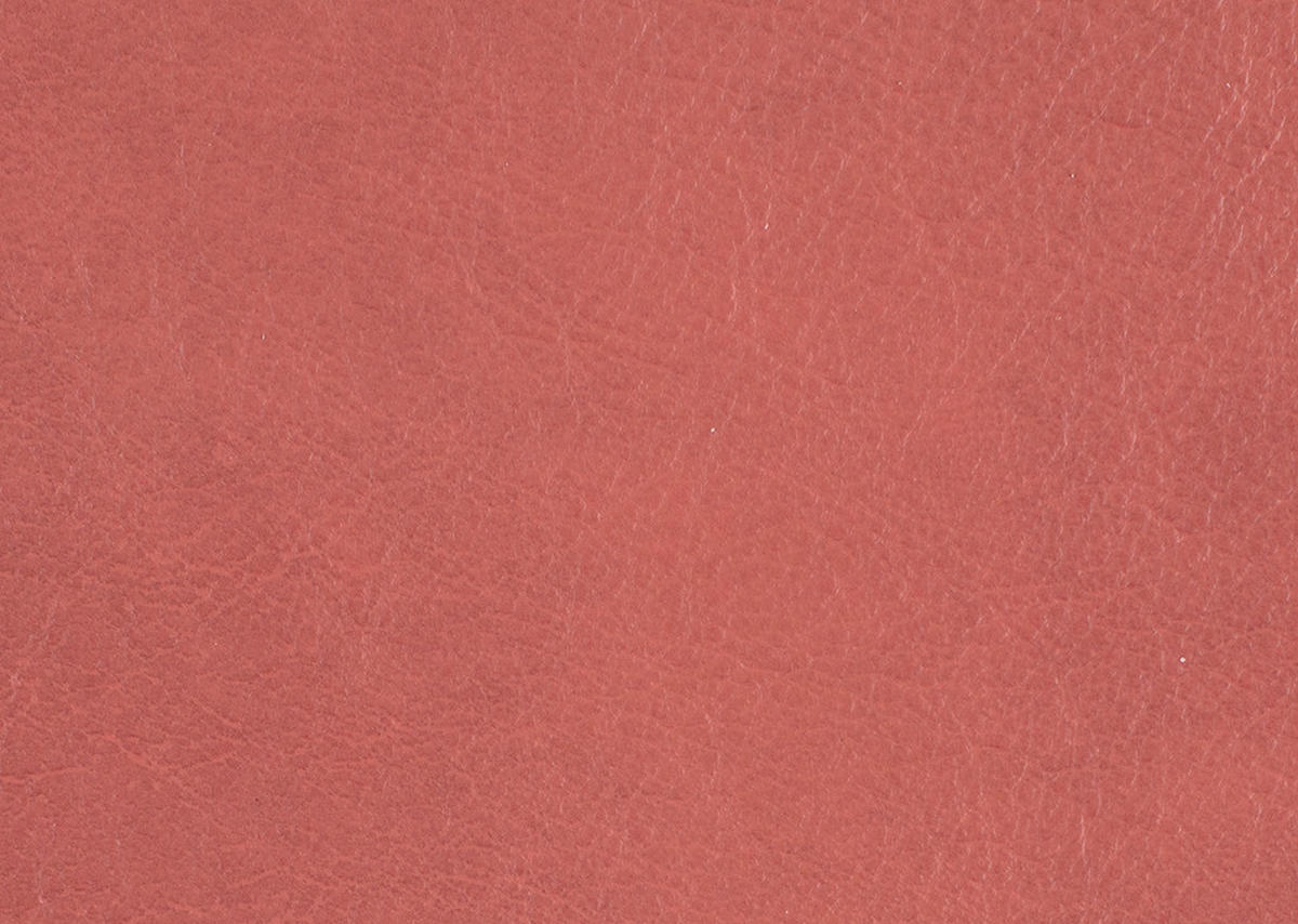 ECKSOFA Echtleder Koralle  - Koralle/Anthrazit, Design, Leder/Metall (290/230cm) - Johann Jakob