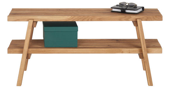 GARDEROBENBANK  in 100/45/40 cm  - Eichefarben, Natur, Holz (100/45/40cm) - Linea Natura