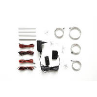 LED-BANDBELEUCHTUNG - Weiss/Schwarz, Design, Kunststoff/Metall (30/1/1cm) - Livetastic