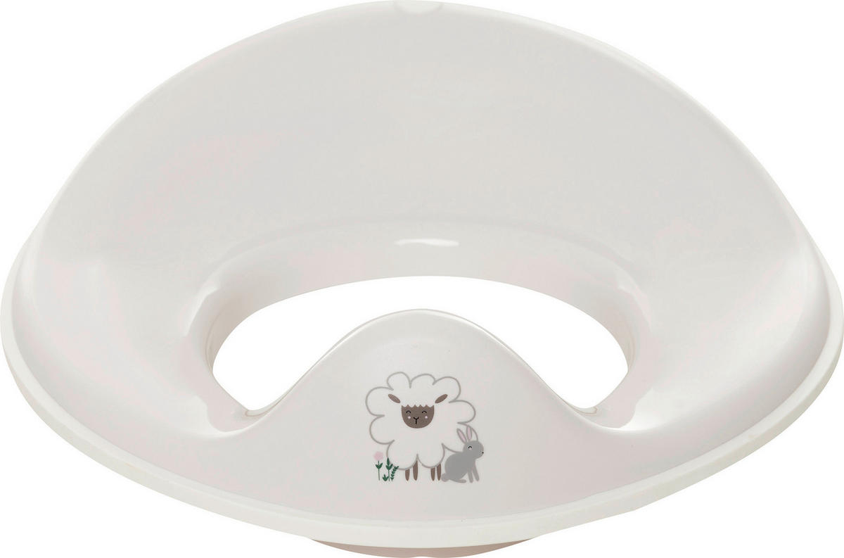 TOILETTENTRAINER Tiny Sheep  - Weiß, Basics, Kunststoff (38,6/31/7,1cm) - Bebe Jou