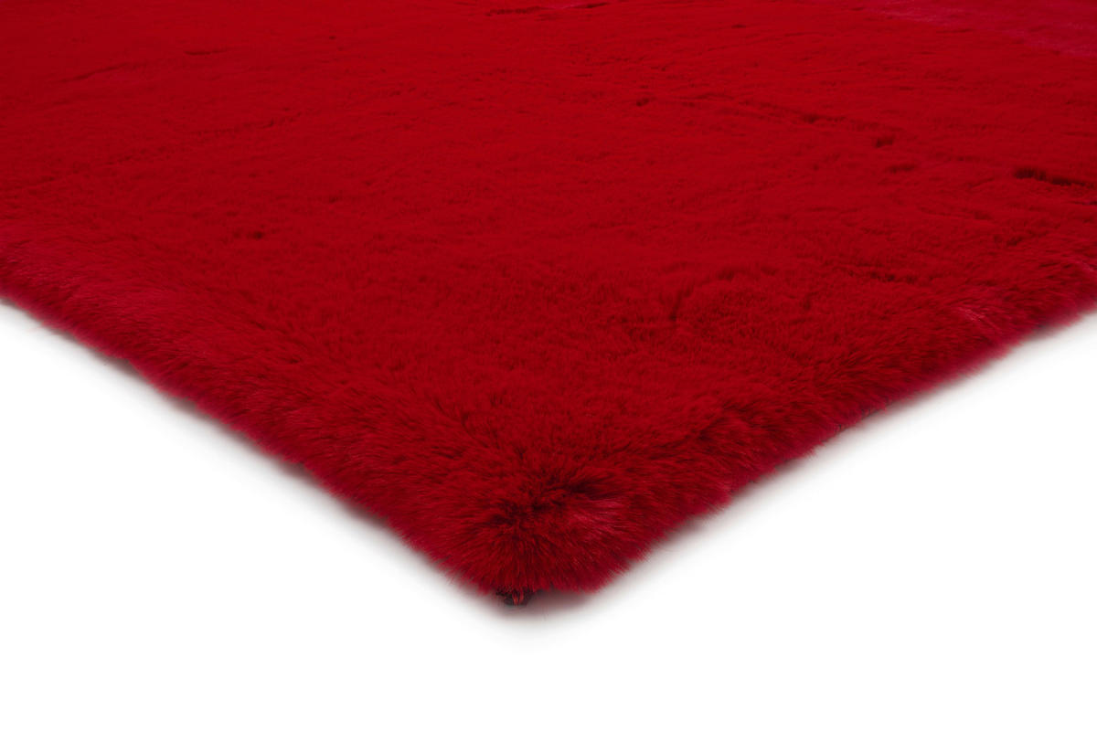 HOCHFLORTEPPICH 140/200 cm Silky Haven Rot  - Rot, Basics, Textil (140/200cm)
