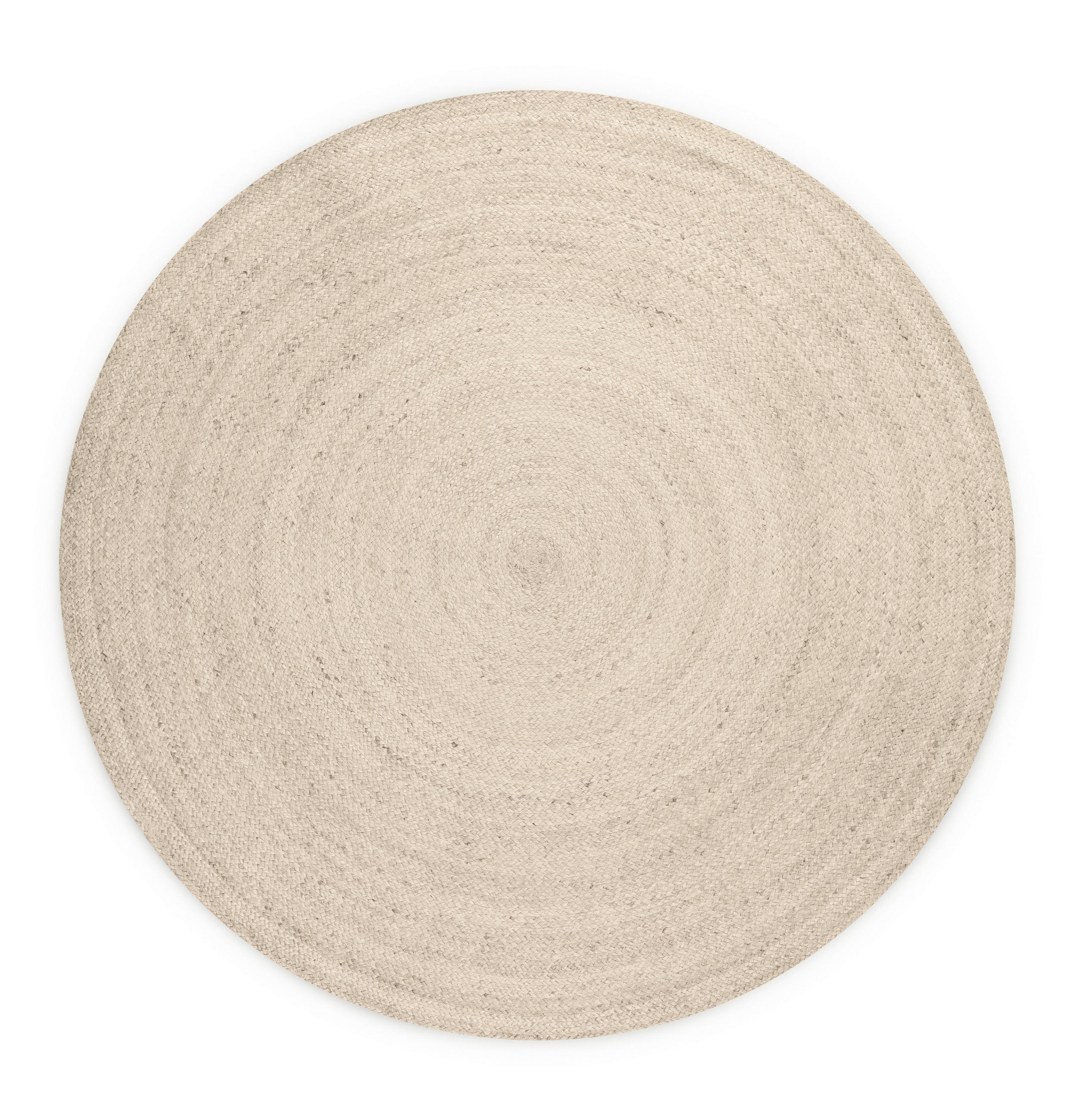 JUTETEPPICH 140 cm Jute Braided Champagner rund  - Champagner, Design, Textil (140cm) - Hanse Home