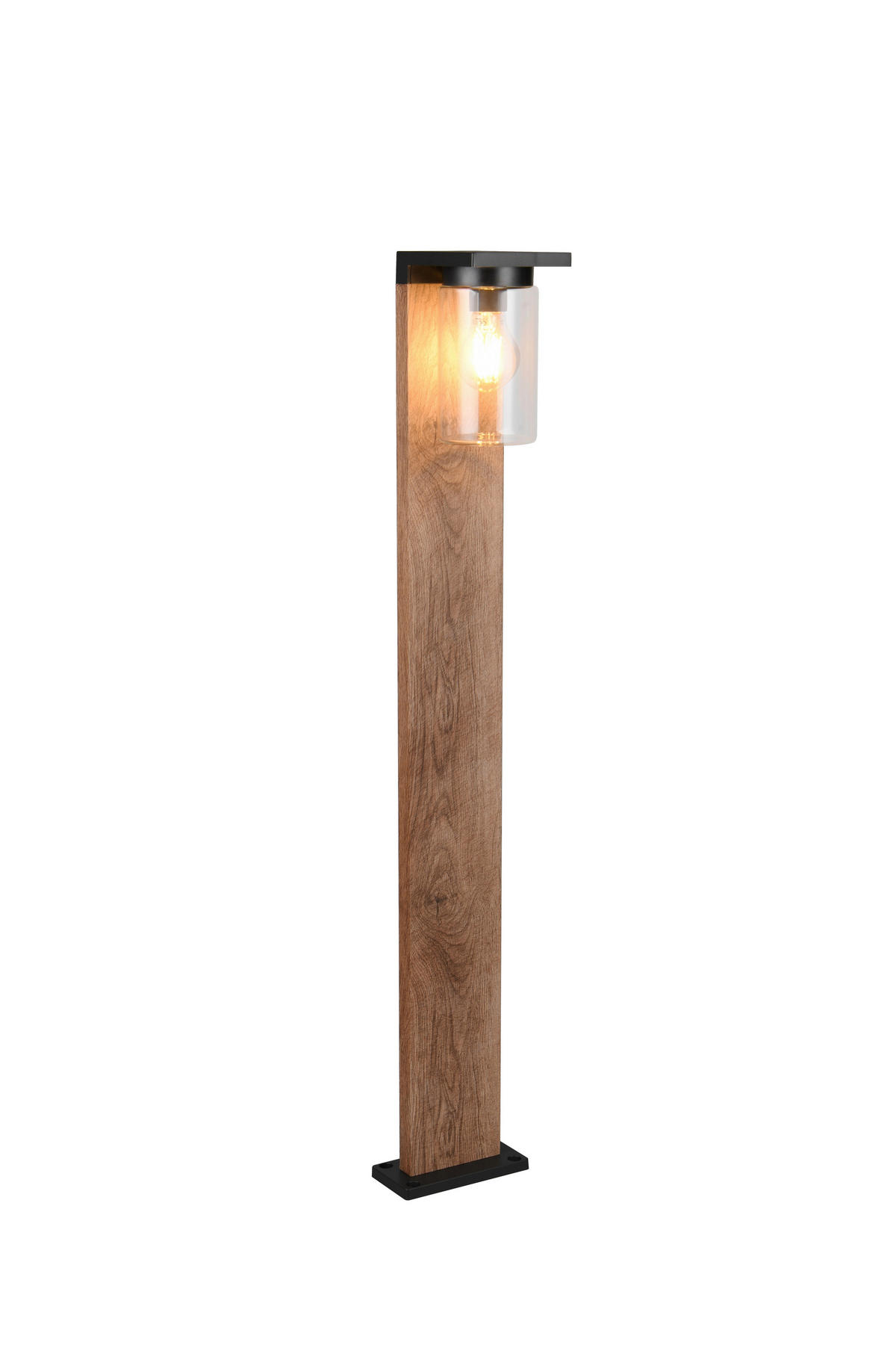 WEGELEUCHTE - Klar/Braun, Design, Glas/Metall (16/17/100cm) - Trio Leuchten