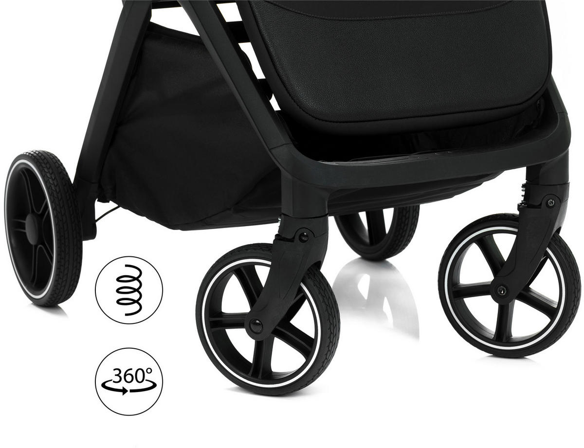 BUGGY Cooper  - Schwarz, Basics, Textil (50/107/69cm) - Fillikid