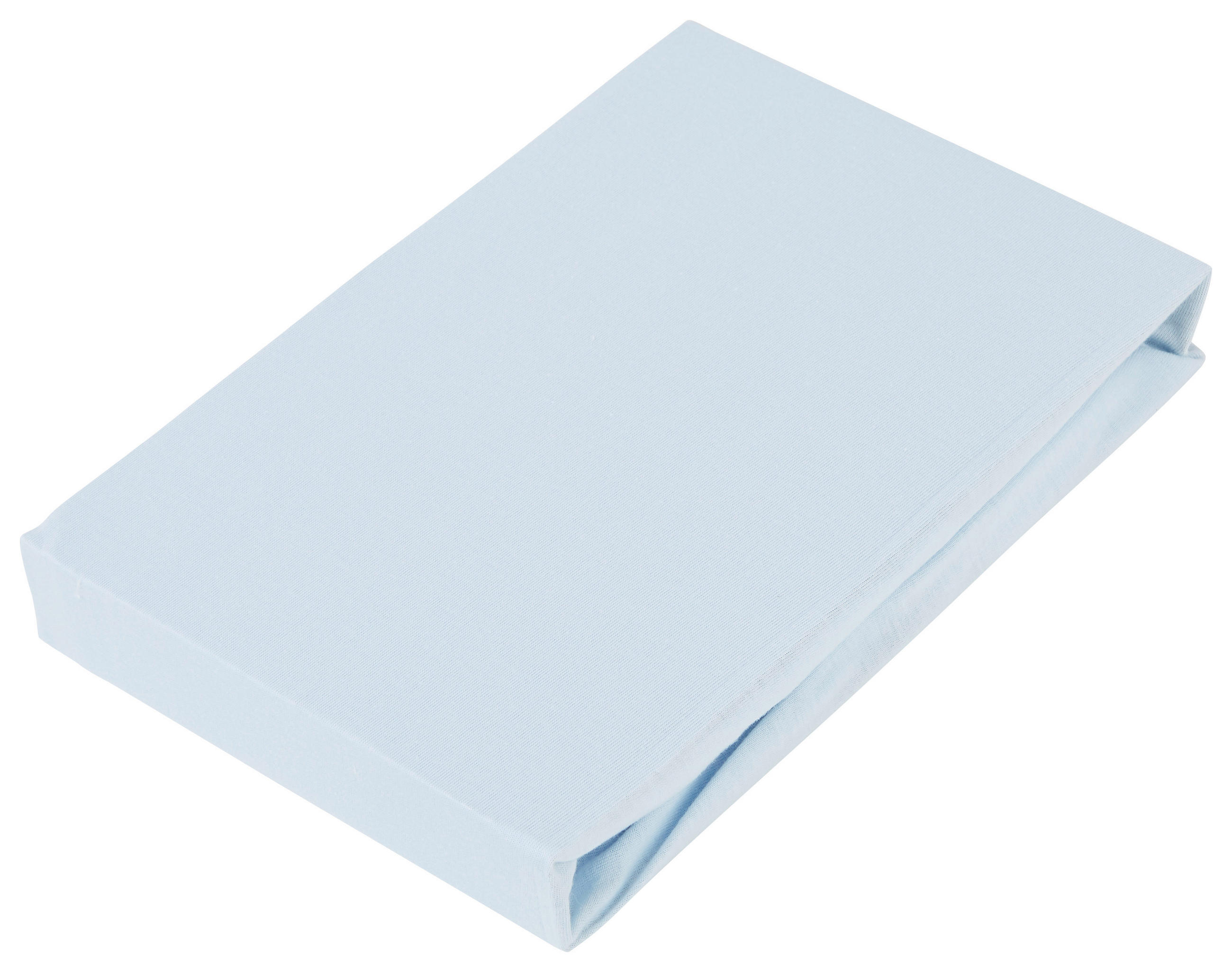 KINDERSPANNBETTTUCH 70/140 cm   - Hellblau, Basics, Textil (70/140cm) - My Baby Lou