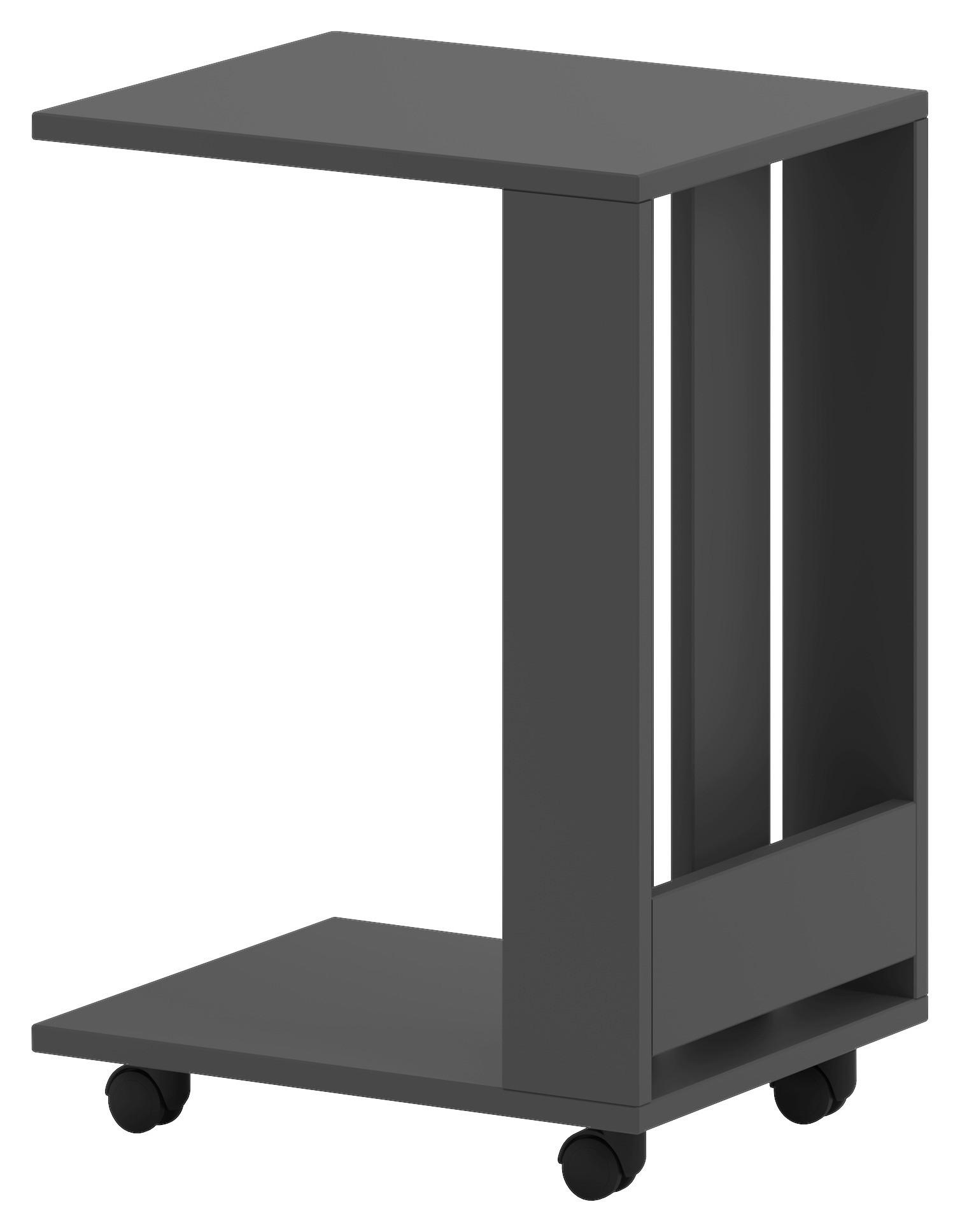 Livetastic Beistelltisch Anthrazit 45x60x37 cm
