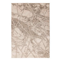 FLACHWEBETEPPICH Wohnzimmer 160/230 cm Beige rechteckig  - Beige, Basics, Textil (160/230cm) - Kayoom