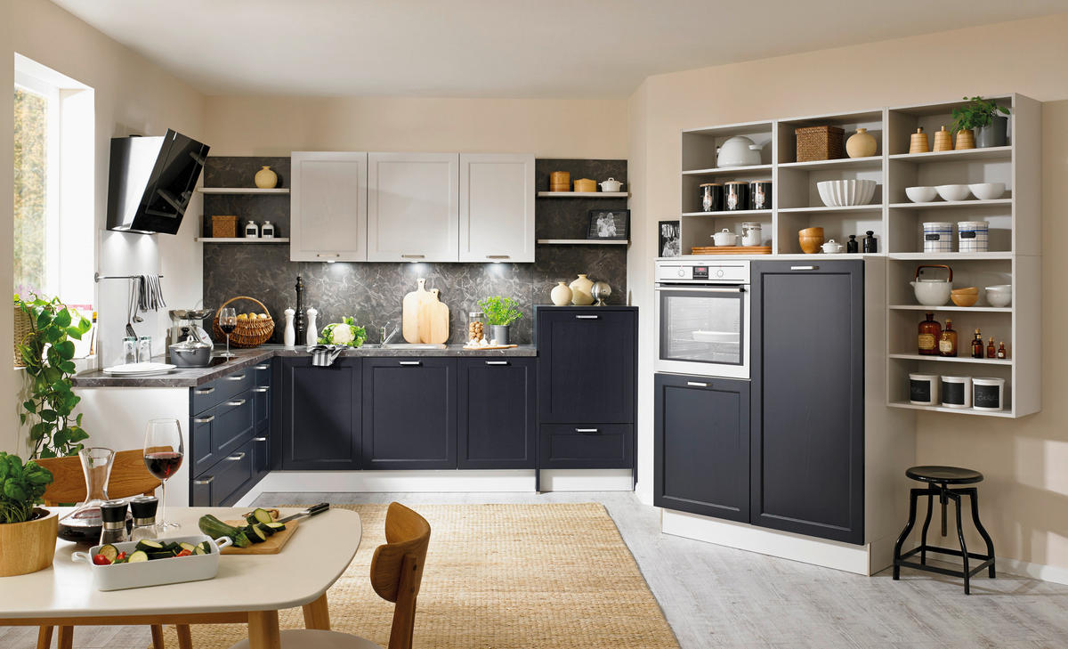 KUHINJA PO MERI - rdeča, Trendi, les - Moderano