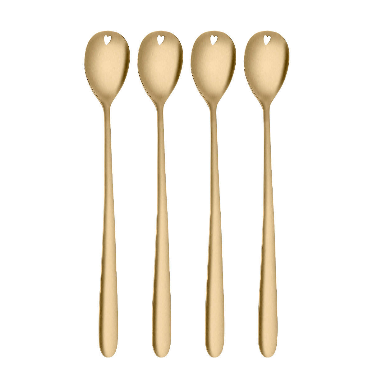 SADA PRÍBOROV, ušľachtilá oceľ, 4-dielne - zlatá, Romantik / Landhaus, kov