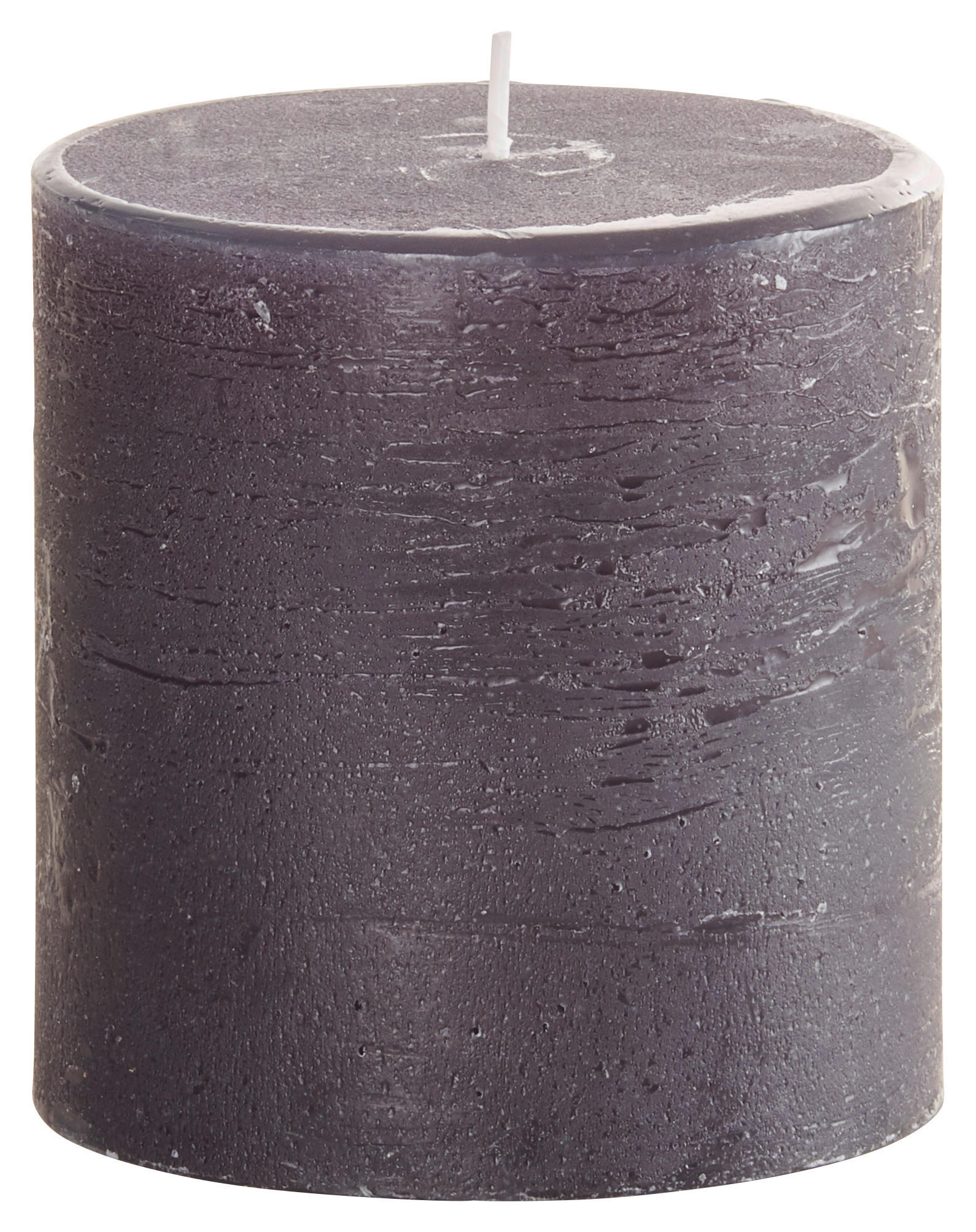 VALCOVÁ SVIEČKA - antracitová, Basics (9,8/10cm)
