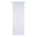 FERTIGVORHANG transparent  - Petrol/Weiß, KONVENTIONELL, Textil (140/245cm) - Esposa