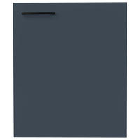 KÜCHENSCHRANKFRONT 60/72/1,9 cm  in Blau  - Blau/Schwarz, MODERN, Holzwerkstoff/Metall (60/72/1,9cm) - Nobilia