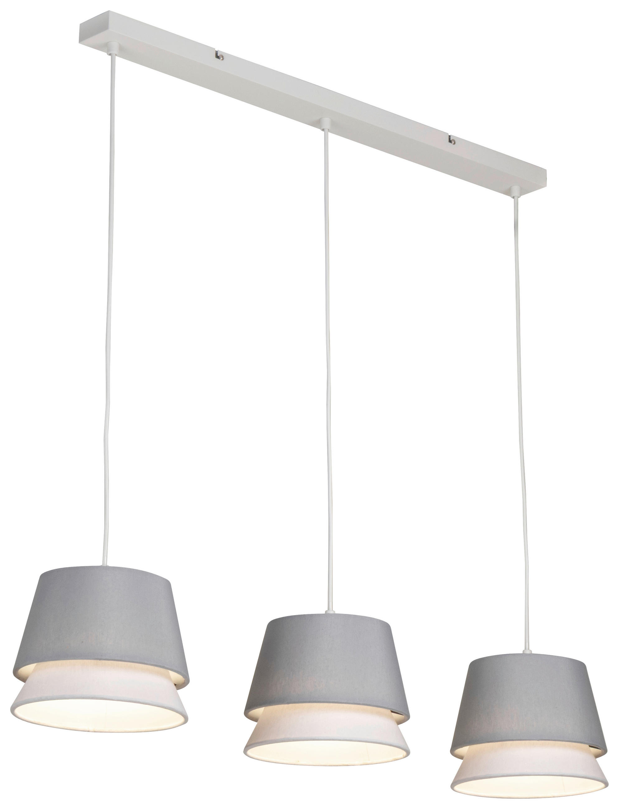Collett's Monde Pendelleuchte Grau, Weiß 20x130x90 cm
