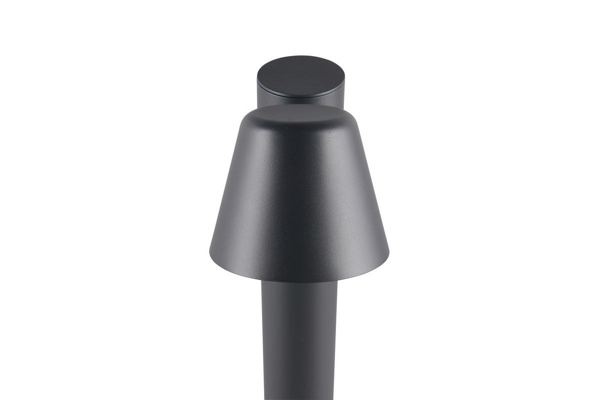 WEGELEUCHTE Beni 11.5/60/20 cm  - Klar/Anthrazit, Design, Glas/Metall (11.5/60/20cm) - Trio Leuchten