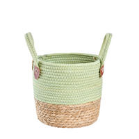 REGALKORB  26/30 cm - Naturfarben/Grün, Natur, Naturmaterialien/Textil (26/30cm) - Ambia Home