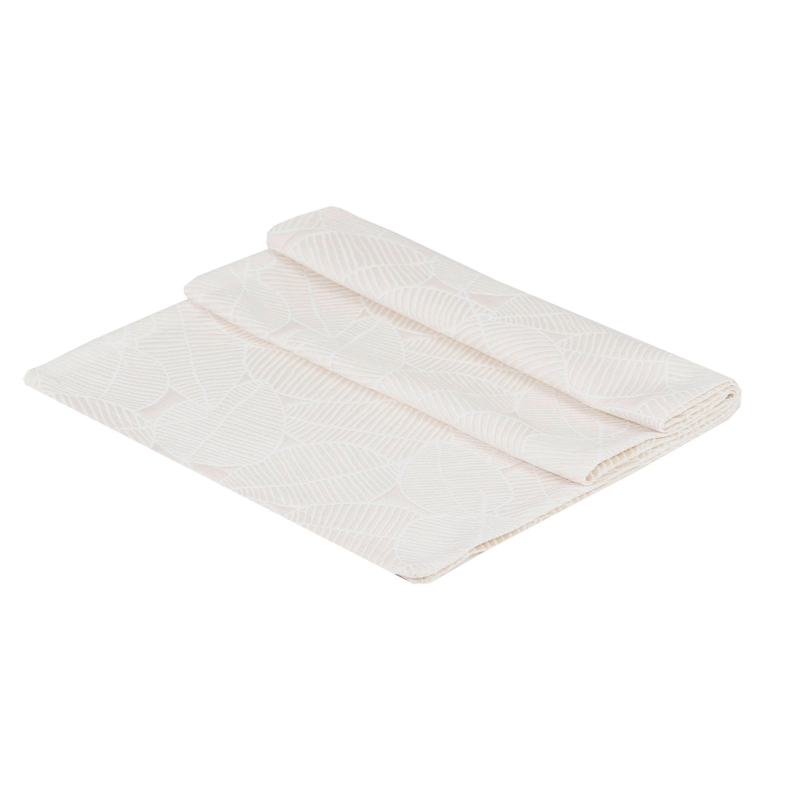 STOLNJAK 40/140 cm   NATURA CVET  - bež, Osnovno, tekstil (40/140cm)