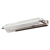 LED-WANDLEUCHTE 10/47/5 cm   - Chromfarben, KONVENTIONELL, Metall (10/47/5cm)