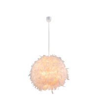 Lustră 45/120 cm  - alb, Basics, plastic/textil (45/120cm)