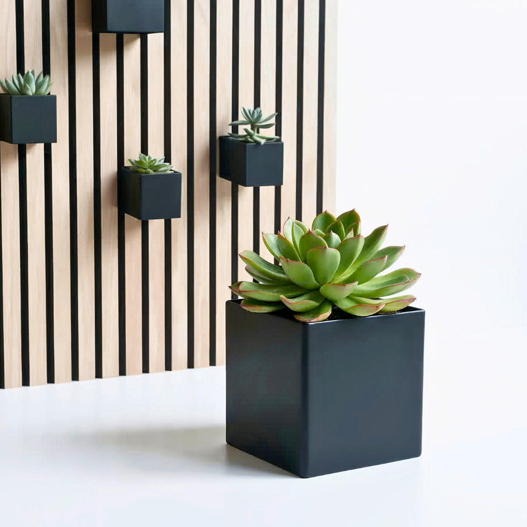 AKUSTIKPANEEL  - Schwarz, Basics, Metall (6,5/6,5/6,5cm)