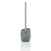 WC-BÜRSTENGARNITUR - Silberfarben/Grau, Basics, Kunststoff/Metall (10,5/37cm) - Kela