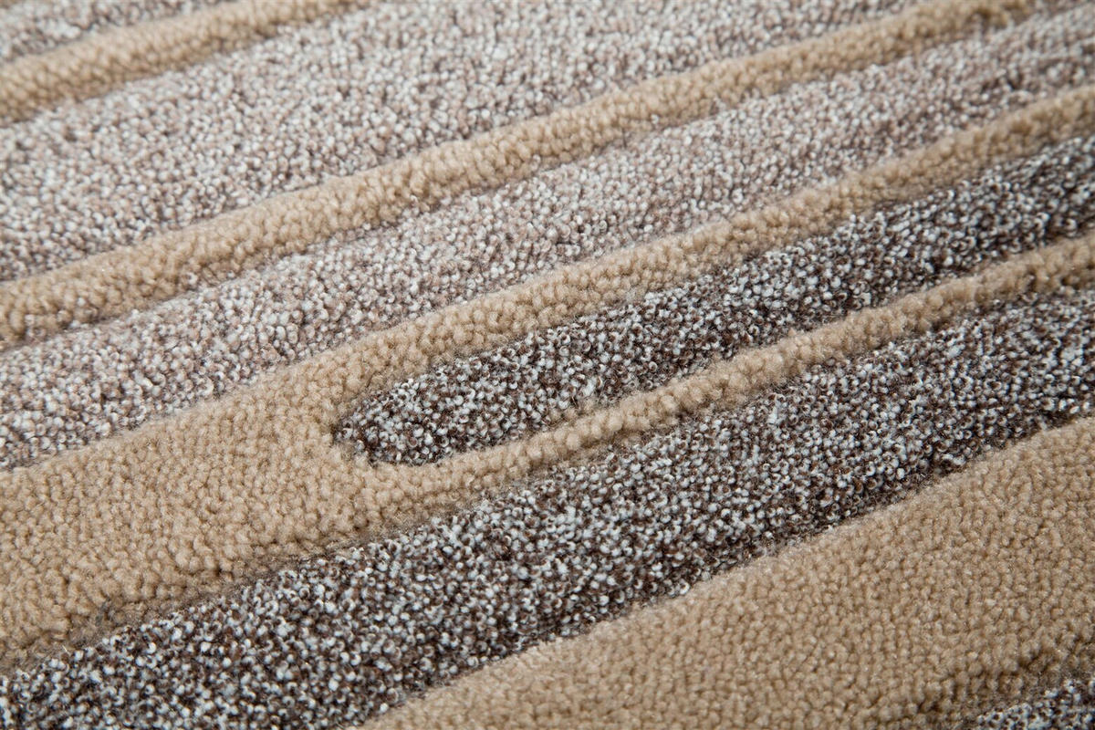 FLACHWEBETEPPICH  Wohnzimmer 120/180 cm Beige rechteckig  - Beige, Basics, Textil (120/180cm) - Kayoom