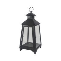 LAMPÁŠ kov, sklo - čierna, Basics, kov/sklo (15/34,5/15cm) - Ambia Home